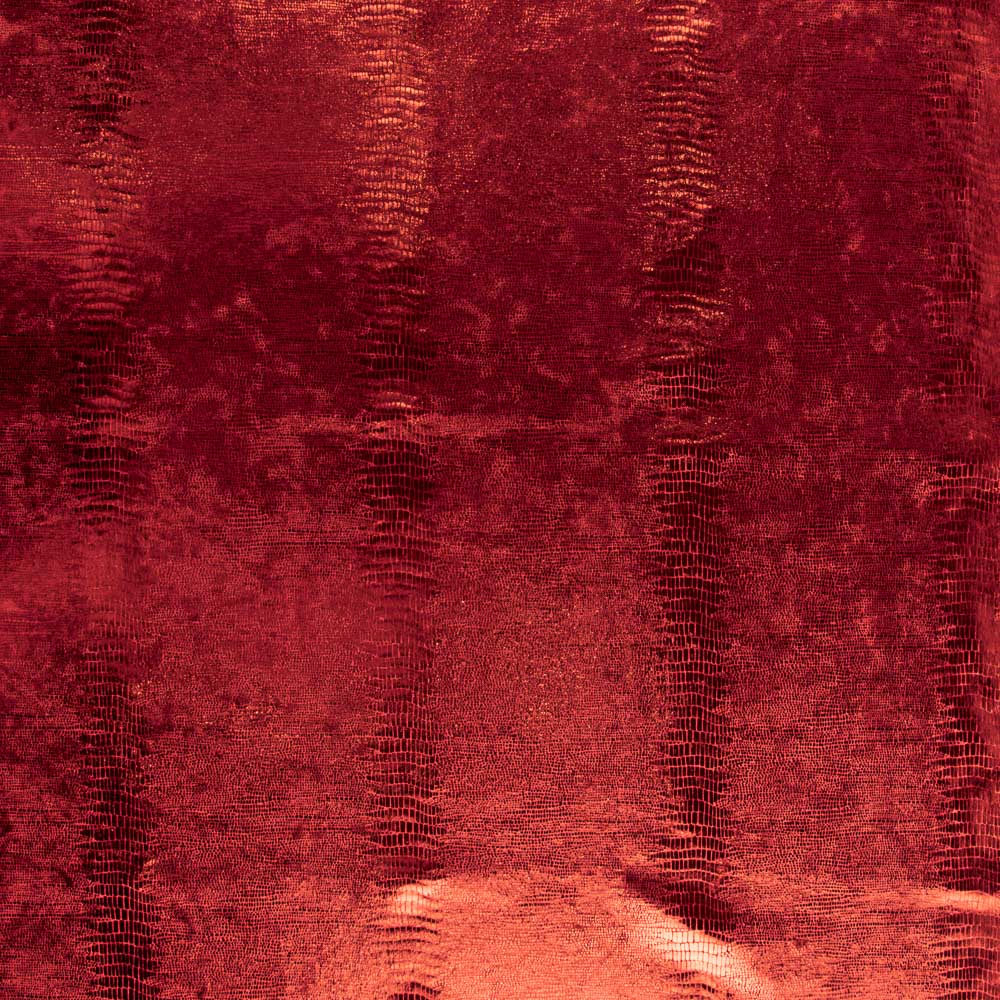 Velvet Spandex Lizard Red - Ribes y Casals