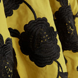 Retal Mantón Bordado Negro Tencel Albero 115x140 cm - Ribes y Casals