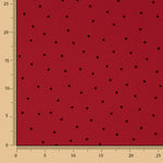 Koshibo Polka Dot Needle Red-Black - Ribes y Casals