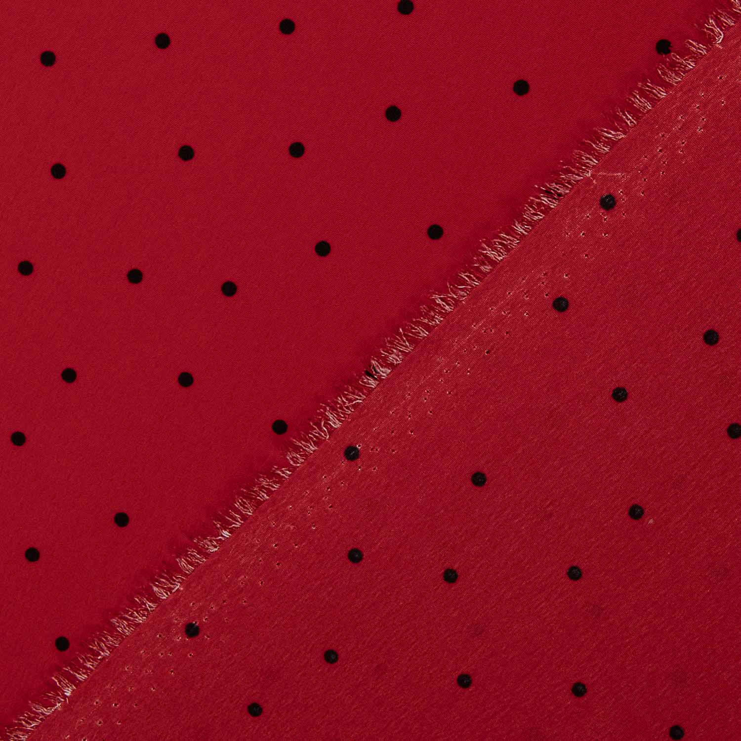 Koshibo Polka Dot Needle Red-Black - Ribes y Casals