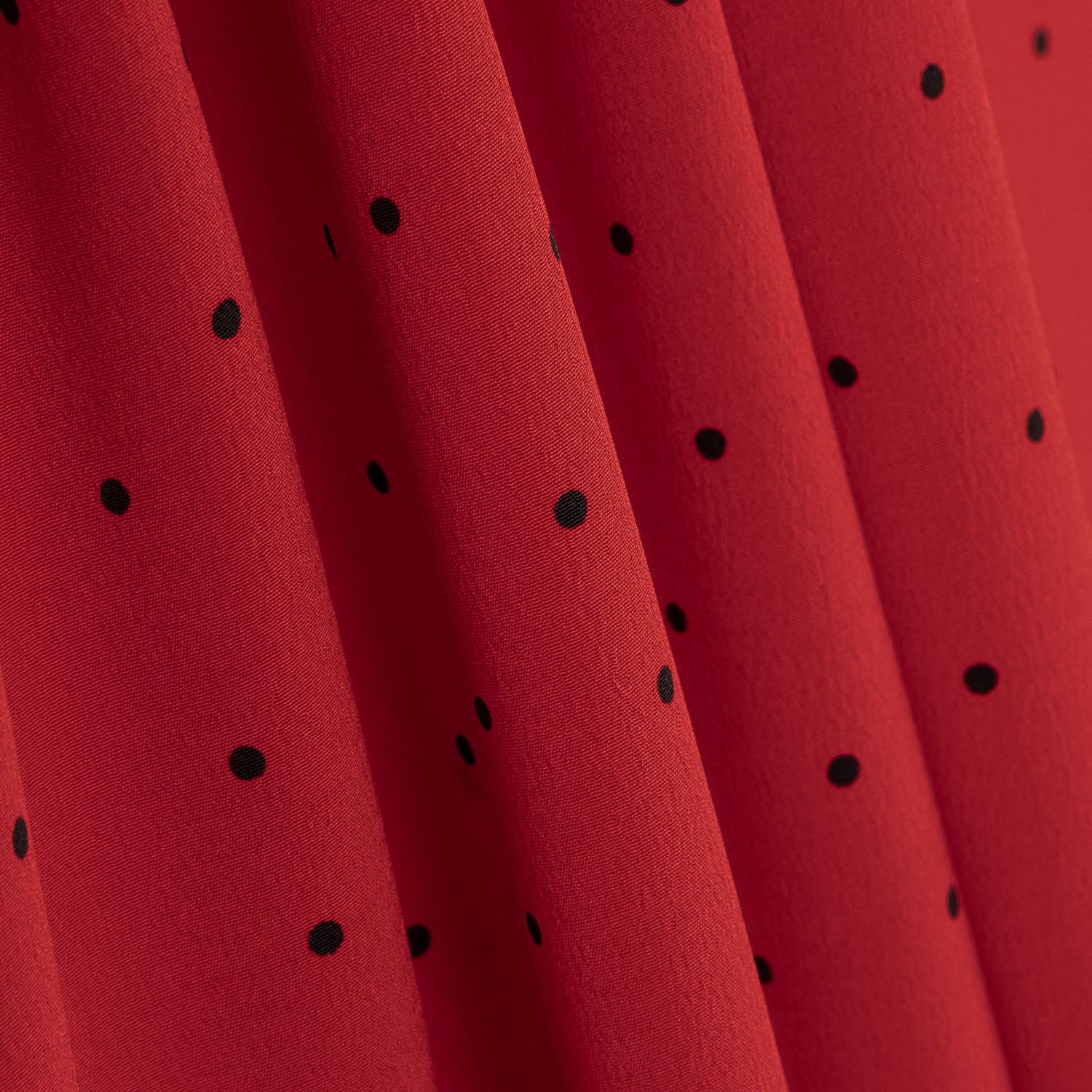 Koshibo Polka Dot Needle Red-Black - Ribes y Casals