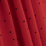 Koshibo Polka Dot Needle Red-Black - Ribes y Casals