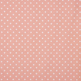 Poplin Flamenca Polka Dots 7mm Pink/White - Ribes y Casals