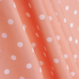 Poplin Flamenca Polka Dots 7mm Pink/White - Ribes y Casals
