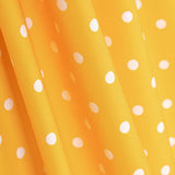 Poplin Flamenca Polka Dots 7mm Yellow/White - Ribes y Casals