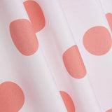 Poplin Flamenca Polka Dots 3cm White/Pink - Ribes y Casals