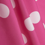 Poplin Flamenca Polka Dots 3cm Fuchsia/White - Ribes y Casals