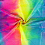 Tie-Dye Lycra Fabric with Lurex Fuchsia - Ribes y Casals