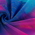 Tie-Dye Lycra Fabric with Lurex Fuchsia - Ribes y Casals