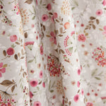 Grey “Dream Flowers” Cotton Viyella - Ribes y Casals