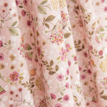 Red “Dream Flowers” Cotton Viyella - Ribes y Casals