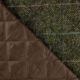 Quilted Herringbone Wool with Iridescent Lining - Ribes y Casals