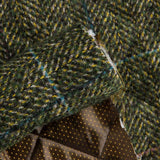 Quilted Herringbone Wool with Iridescent Lining - Ribes y Casals