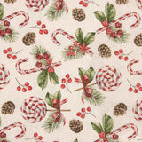 Loneta Navidad Dulces Lúrex Dorado - Ribes y Casals