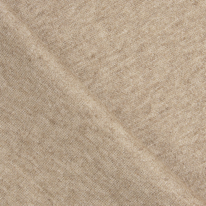 Camel Melange Viscose Top - Ribes y Casals