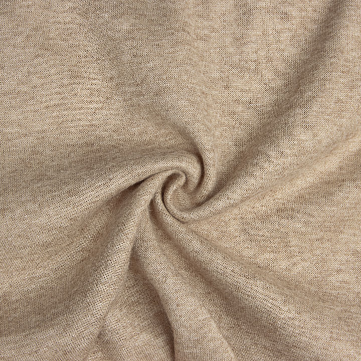 Camel Melange Viscose Top - Ribes y Casals