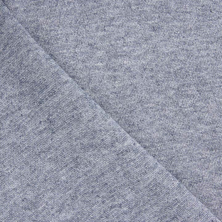 Navy Blue Melange Viscose Top - Ribes y Casals