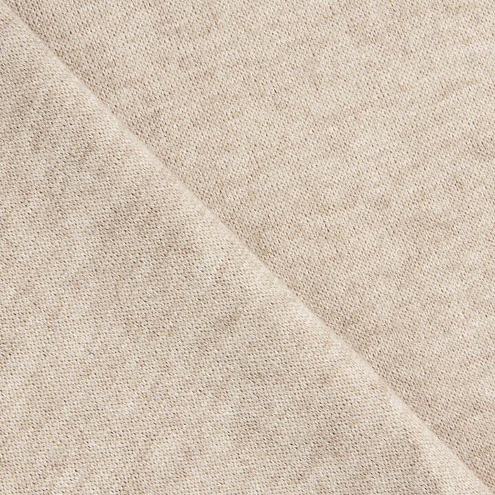 Light Beige Melange Viscose Top - Ribes y Casals