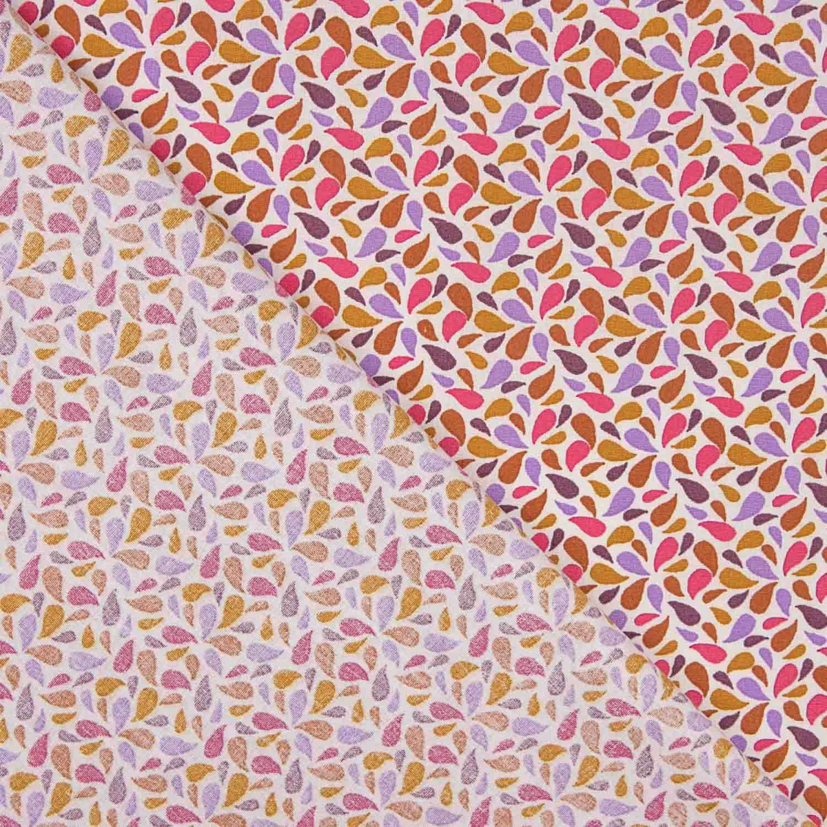 Retal Percal Algodón Pétalos Caramelo 140x148 cm - Ribes y Casals