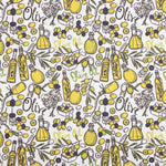 Cotton Poplin Printed Oil Bottles - Ribes y Casals