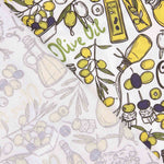 Cotton Poplin Printed Oil Bottles - Ribes y Casals