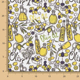 Cotton Poplin Printed Oil Bottles - Ribes y Casals