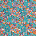 Cotton Poplin with Fan Print - Ribes y Casals