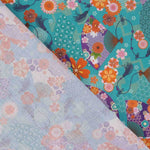 Cotton Poplin with Fan Print - Ribes y Casals