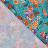 Cotton Poplin with Fan Print - Ribes y Casals