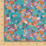 Cotton Poplin with Fan Print - Ribes y Casals