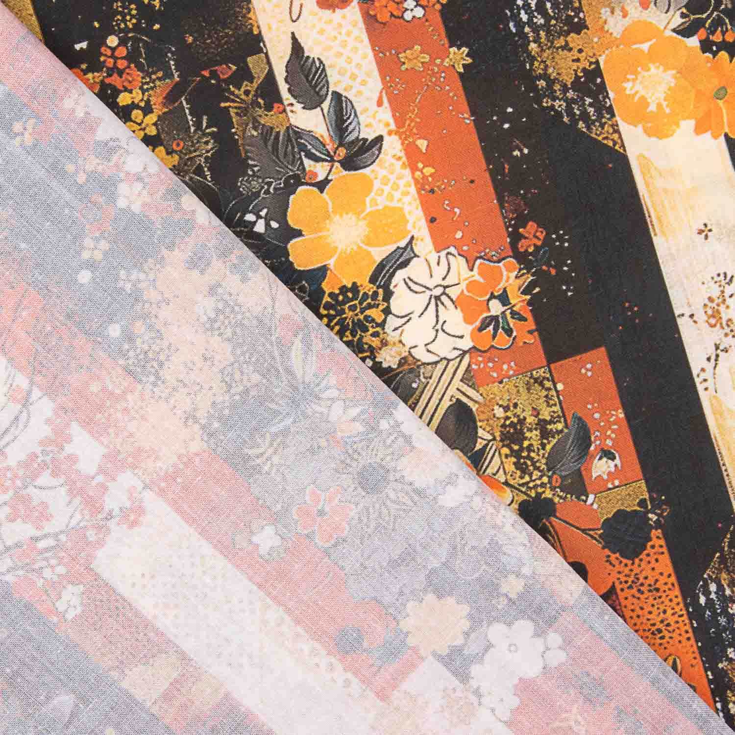 Japanese Floral Cotton Poplin - Ribes y Casals