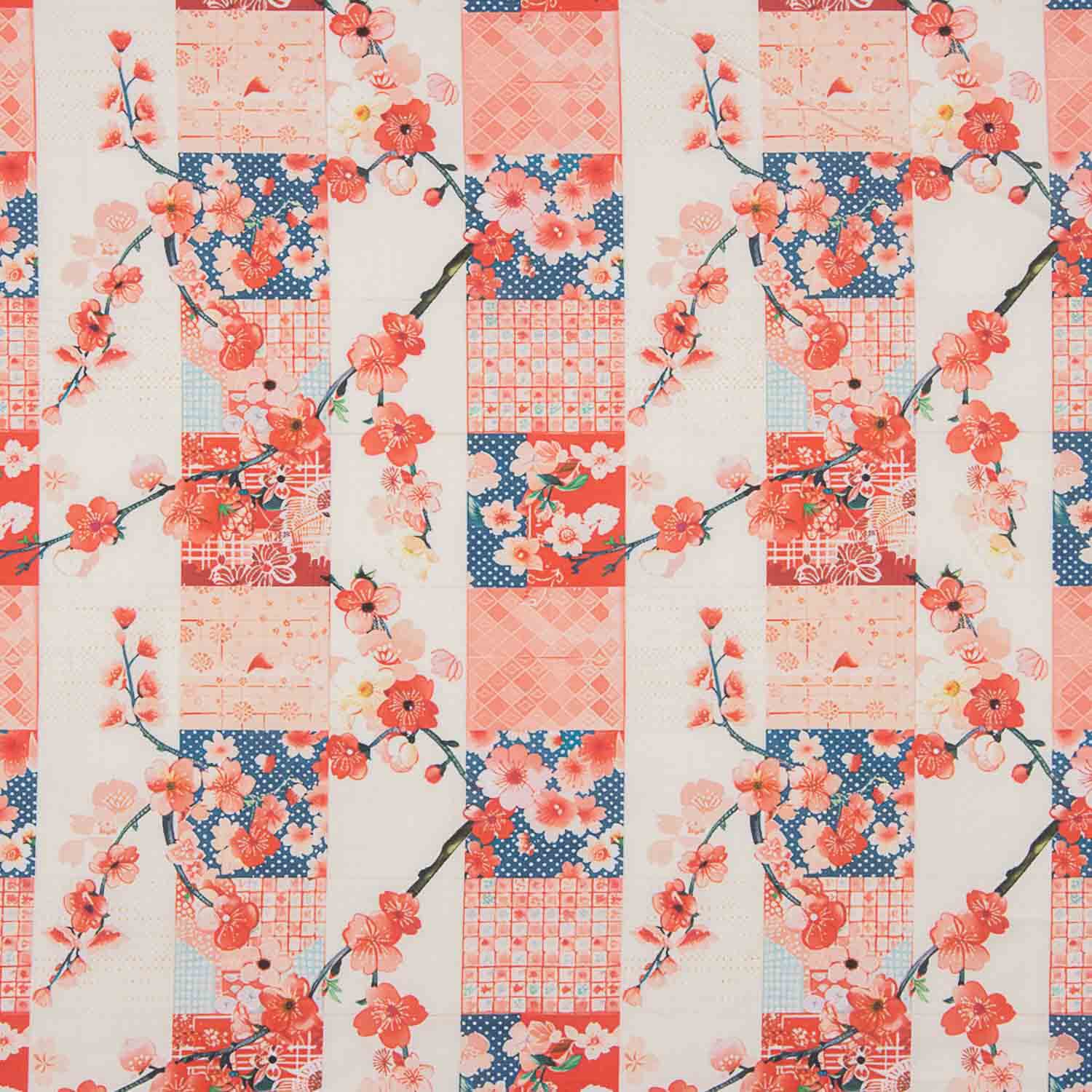 Sakura Print Cotton Poplin - Ribes y Casals