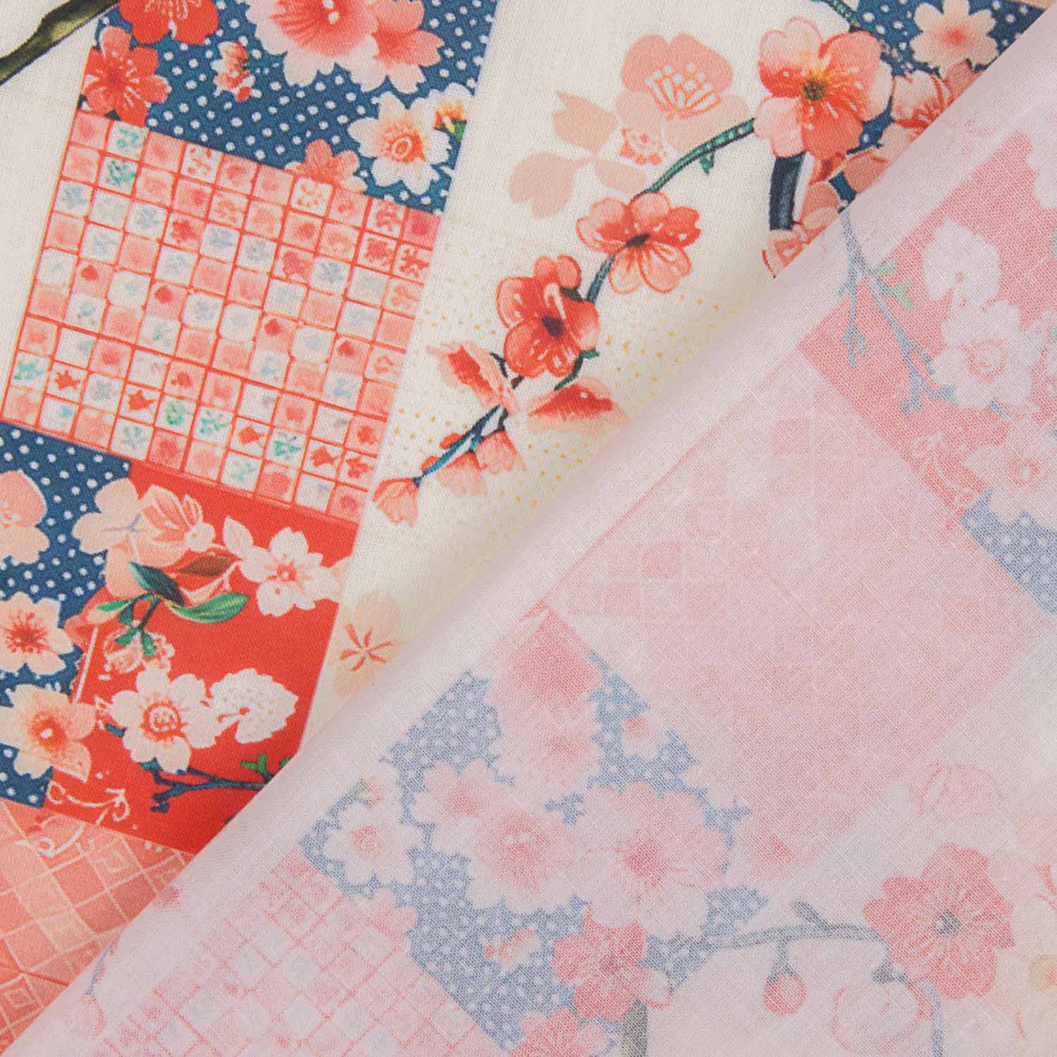 Sakura Print Cotton Poplin - Ribes y Casals