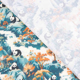 Panda Print Cotton Poplin - Ribes y Casals