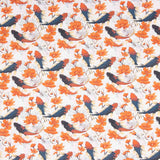 Cotton Poplin with Koi Fish Print - Ribes y Casals