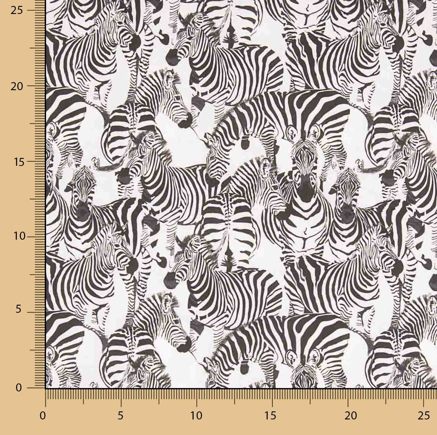 Zebra Print Cotton Poplin - Ribes y Casals