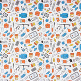 Printed Cotton Poplin Medical Utensils - Ribes y Casals