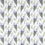 Lavender Floral Print Cotton Poplin - Ribes y Casals