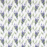 Lavender Floral Print Cotton Poplin - Ribes y Casals