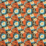 Oriental Floral Print Cotton Poplin - Ribes y Casals
