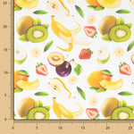 Tropical Fruit Print Cotton Poplin - Ribes y Casals