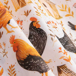 Printed Cotton Poplin Chickens - Ribes y Casals