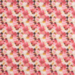 Pink Watercolour Floral Print Cotton Poplin - Ribes y Casals