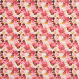 Pink Watercolour Floral Print Cotton Poplin - Ribes y Casals