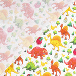 Children’s Dinosaur Print Cotton Poplin - Ribes y Casals