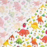 Children’s Dinosaur Print Cotton Poplin - Ribes y Casals