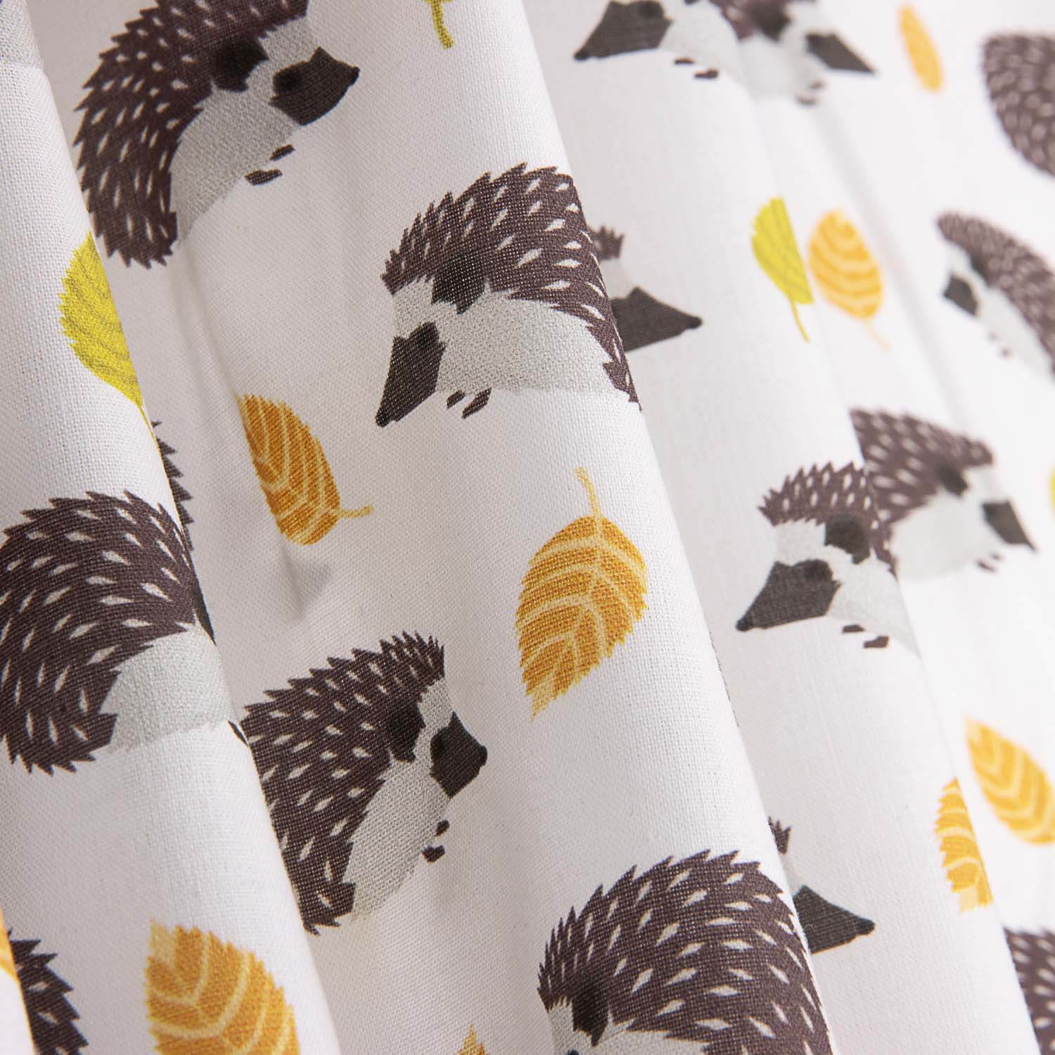 Children’s Hedgehog Print Cotton Poplin - Ribes y Casals