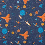 Children’s Space Print Cotton Poplin - Ribes y Casals