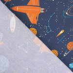Children’s Space Print Cotton Poplin - Ribes y Casals