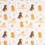 Children’s Puppy Print Cotton Poplin - Ribes y Casals